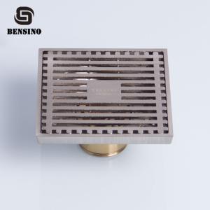 China 100mm*100mm Brass Floor Drain Mesh Strainer factory