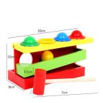 Piling Hand 10cm Shape Matching Toy Wooden Musical Instruments