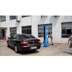 China hydraulic 1 post parking car lift with 2 runways on sale