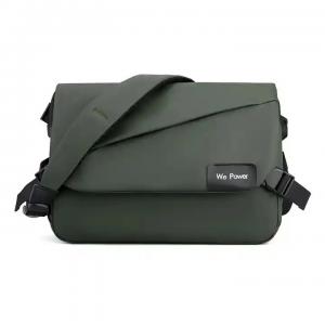 China Mens Black Laptop Shoulder Messenger Bag Large Washable Sling Cross Shoulder Side Bag on sale