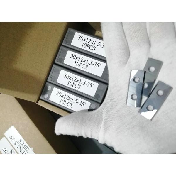 China Cemented Tungsten Carbide Cuting Tools Blades For Wood Planning factory