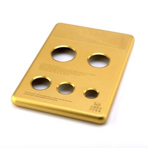 China High Density Metal CNC Milling Service Stainless Steel Brass Aluminum Shell Plate factory