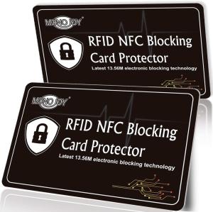 China Black Credit Card Protector Sleeve , Passport Holder RFID Blocking Card Protector factory