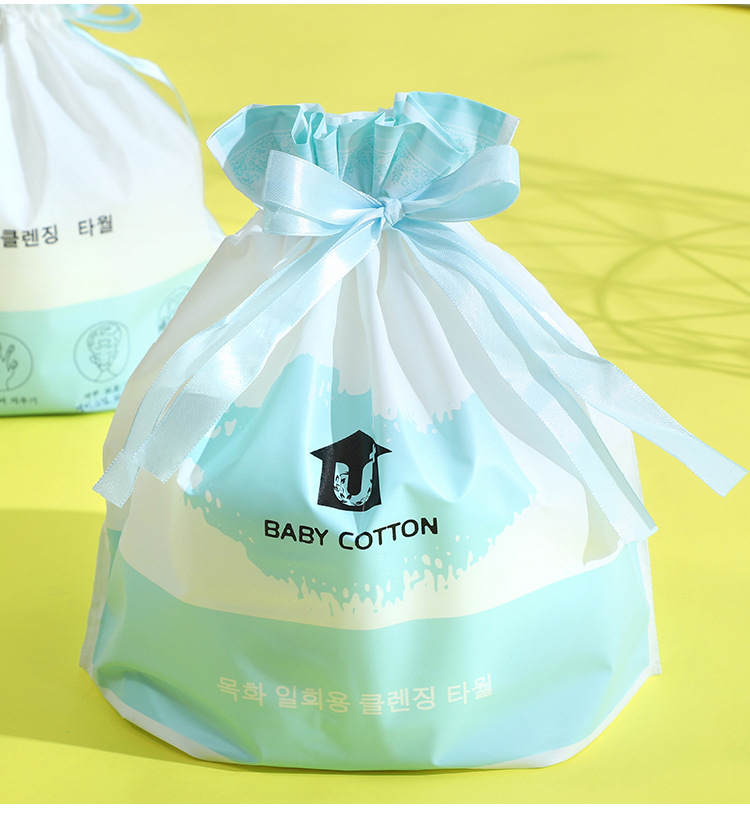 35*75cm Customized Color Pure Cotton Disposable Face Towel for Home Travel Beauty Salon