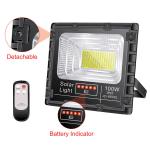 200W Power Solar Billboard Light Security Flood Lights 8800L Stainless Steel