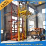 700kgs 4m Warehouse Elevator Lift Vertical Guide Rail Lift Vertical Cargo Lift