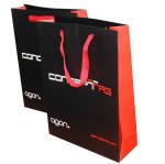 Printed Polythene Carrier Bags Matt Coated , Rope Handle Carrier Bags