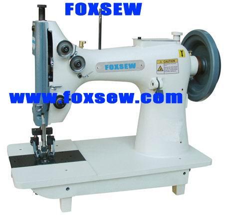 Double Needle Top and Bottom Feed Lockstitch Moccasin Machine for Extra Heavy