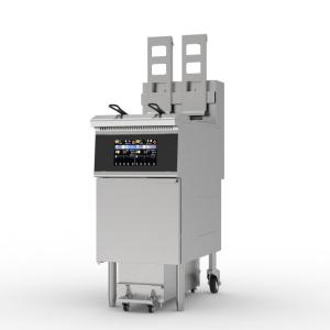 China 14.3kw Power Touchscreen Smart panel 380V/50hz~60hz with oil filter Commercial Electric Open Fryer factory