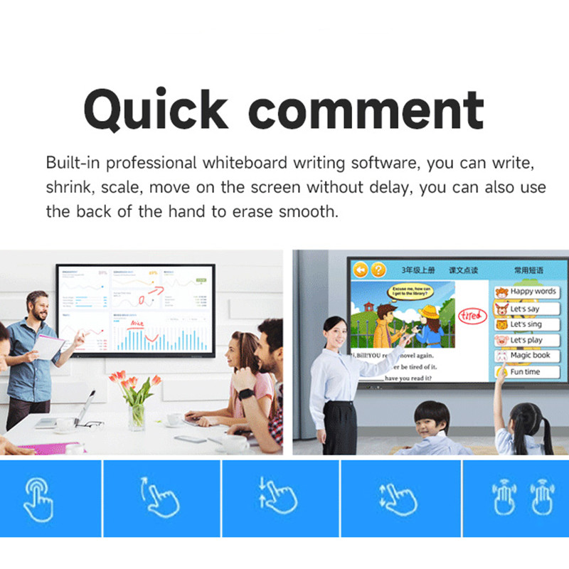 All In One Teaching Smart Interactive Whiteboard Electronic Conference