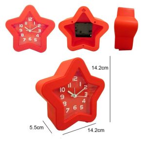 China star shape alarm clock table clock on sale