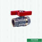Customized Mini Forged Brass Ball Valve Butterfly Handle Male Female Threaded