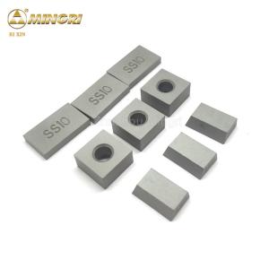China SS09 Flat Cemented Carbide Brazed Saw Blade Tips For Sand Stone Brick Cutting factory