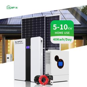 China Solar Power System Commercial Industrial Home 5kw 10kw 20kw 30kw Solar System factory