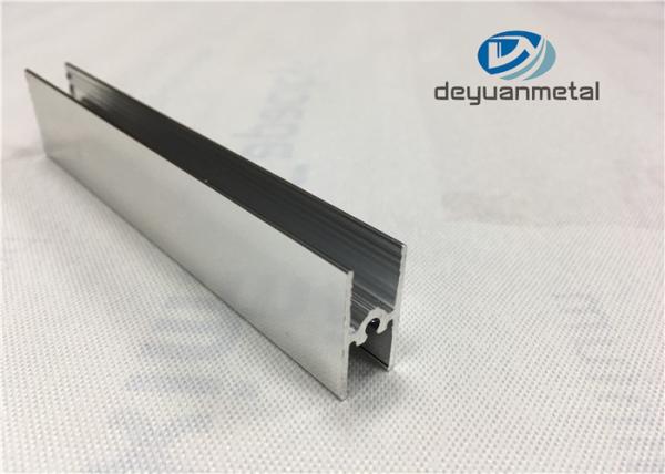 Bright Dip Aluminium Furniture Profiles , Precise Cutting Shower Enclosure
