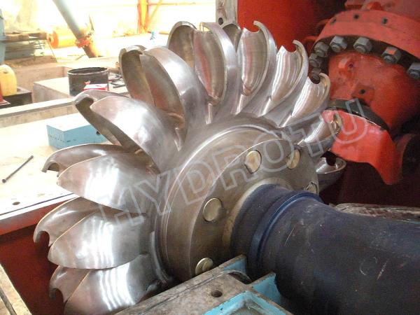 Pelton Turbine Runner / Pelton Water Turbine With Forged CNC Machine Runner For