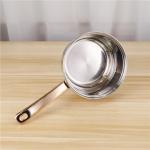 Golden Handle Kitchen Sauce Pans Stainless 201 Cooking Pot Set 16cm