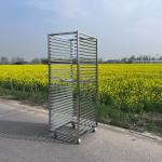 304 Stainless Steel Bread Pan Bakery Tray Trolley Support Size Customization