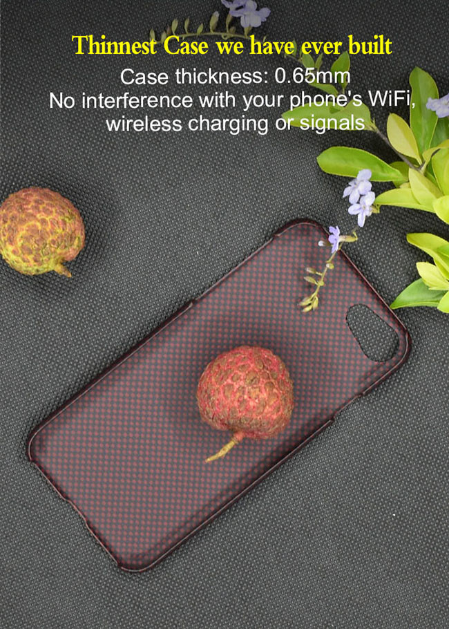 Extraordinary Scratch Resistant Aramid Fiber Phone Case For iPhone SE