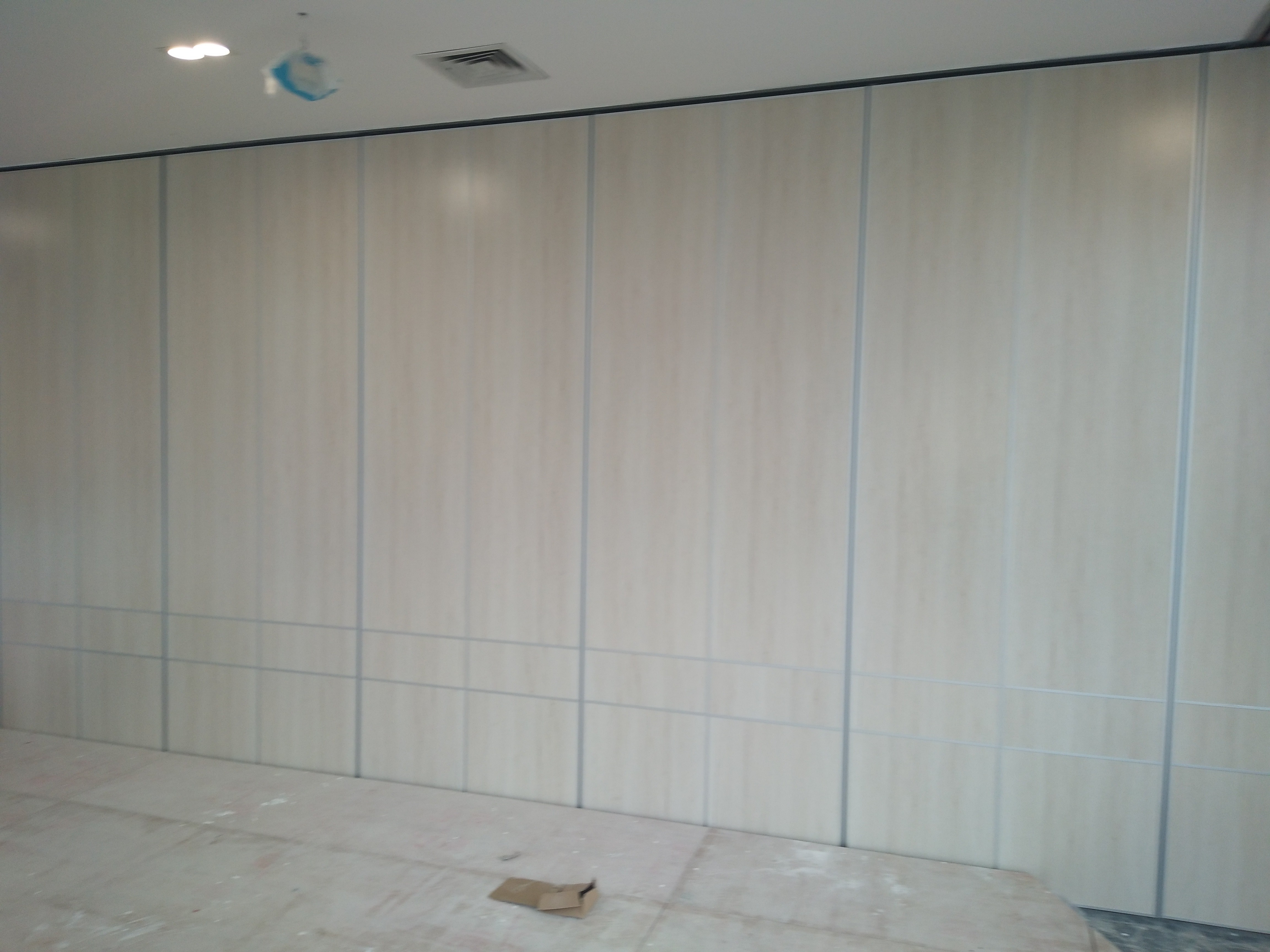 Conference Room Acoustic Folding Movable Partition Walls 85 mm Thickness