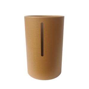 China Round Custom Paper Tube Packaging For Fiber Drums Supports Diameter Height Cutting factory