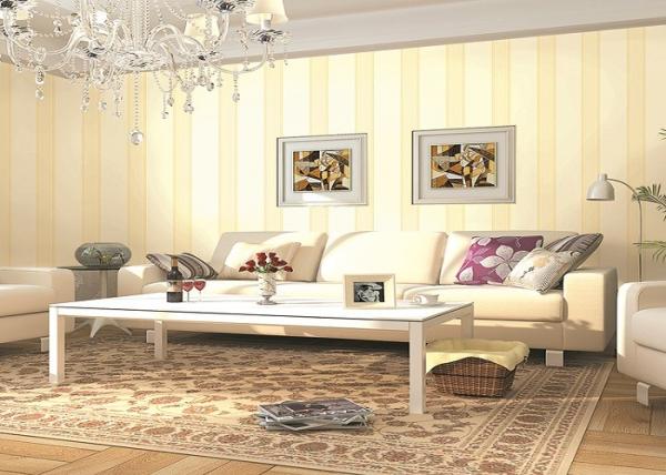Briliand Stripe Simple Colorful Home Wallpaper Natural Plant Fibers Sell Well In