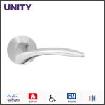 Stainless Steel Fire Door Lever Handle EN1906 and EN1634 Satin Finish