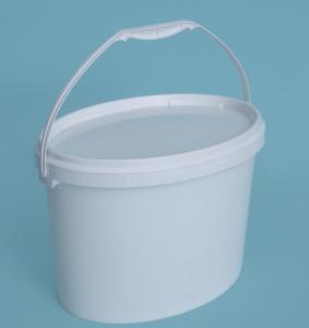 China 5L 10L 20L Plastic Bucket Oval Form PP / HDPE Material factory