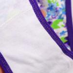 Good Quality Flower Printing Lycra Cotton Girls' Underwear