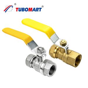 ISO 17484-1 & AS 417.8 NPT Or BSP Threads Brass Forged Ball Valve For Gas And Water