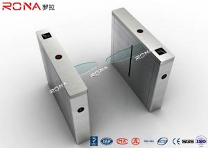 China Laser Cut One Armed Turnstile Security Systems 1 Second Opening / Closing Time factory