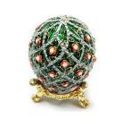 Faberge Egg Trinket Jewelry Box with Rose for Sale Rose Jewelry Trinket Box Rose