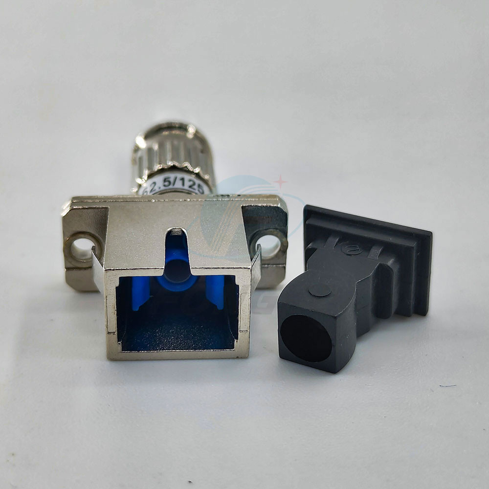 FTTH Network Fiber Switch Adapter , ST Male to SC Female 62.5/125 Hybrid Adapter