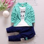 Children's Outfit Sets Cotton Kids Custom Fashion Suit Boys Three-Piece Leisure