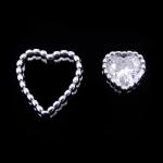 Flower Design Snowflake Earrings Studs AAA Zircon Simple And Brilliant Pure