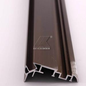 China 6000 Furniture Aluminium Profiles Bronze Powder Coating High Precision With LED factory