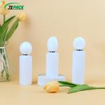 Personal Care Frosted Plastic Spray Bottles Cosmetic Cylindrical Green Frosted