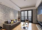 Non Woven Grey Real Looking Brick Wallpaper Embossed 3D Effect , 0.53*10M Size