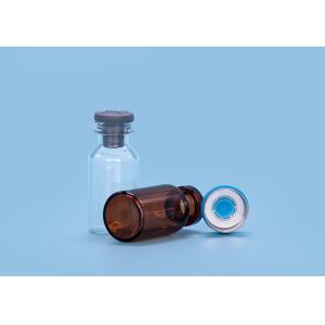 China Amber  ND10 Screw Neck Pharmacy 2cc Glass Storage Vials on sale