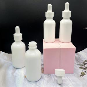 China 1oz 2oz White Ceramics essential oil sample bottles In Stock factory