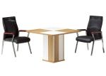 Thick Table Top Melamine Coffee Table Golden Teak Color Surface 1000mm Length