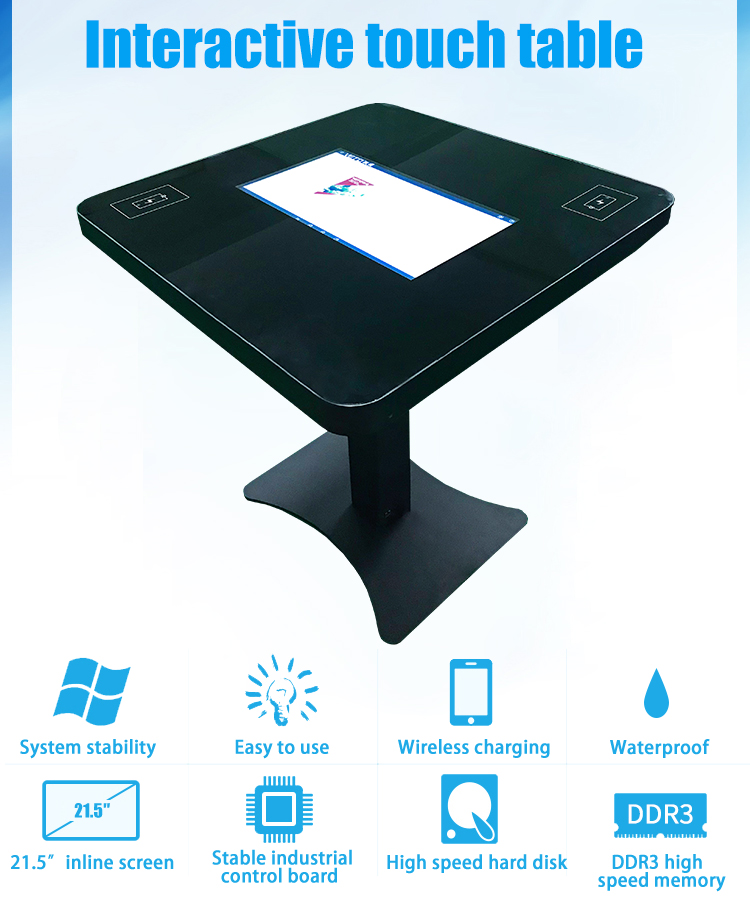 VETO 21.5 44 55 Inch Android Waterproof Interactive lcd Multi Smart Coffee Table Touch Screen