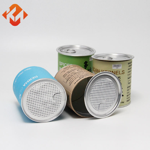 Custom cylindrical food grade cardboard protein powder seasoning packaging tube
