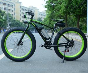 China Fork Suspension 4.0 Fat Tire 350 Watt MTB Electric Bikes factory