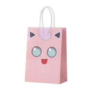 China Jigglypuff Squirtle Monsters Theme Kraft Paper Gift Bag for Children's Birthday Party factory