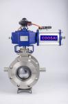 Anti Static Pneumatic Operated Metal Seated Ball Valve