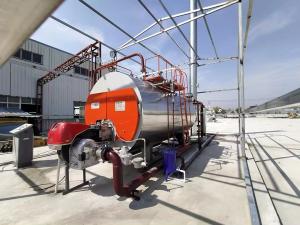 China CNG Diesel Oil Waster Oil Fired Industrial Gas Fired Steam Boiler factory