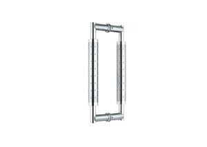 China Decorative Bathroom Glass Door Handles CE Certificate Automatic Painting factory