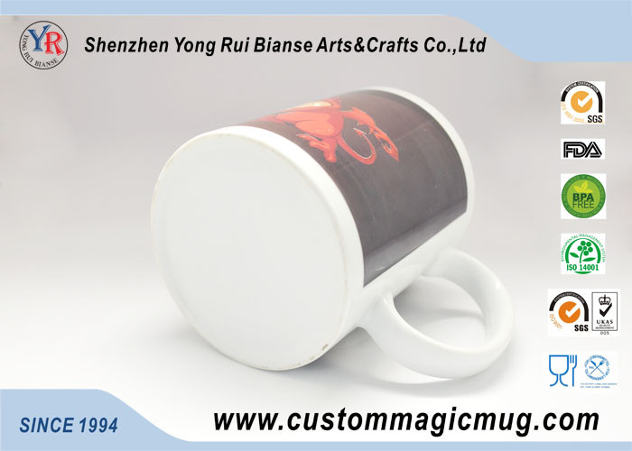 Ceramic Eco Friendly Mugs Magic Photo Color Changing Fashionable