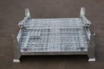 Collapsible Electro Zinc Plated 50x50 Mesh Metal Storage Cage